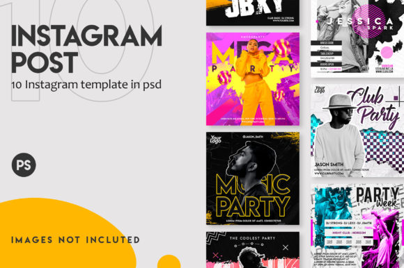 10 Music Festival Instagram Post Templates to Boost Your Business Promotion