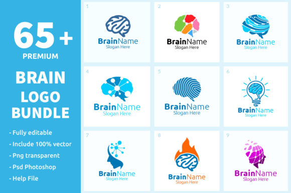 65 Brain Logo Bundle: A Comprehensive Resource for Modern Branding