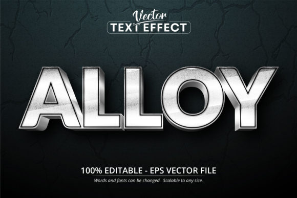 Alloy Text, Shiny Silver Text Effect: A Comprehensive Guide for Designers