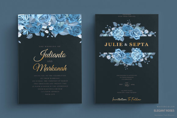 Designing the Perfect Event: Why a Beautiful Blue Floral Invitation Card is Your Best First Step