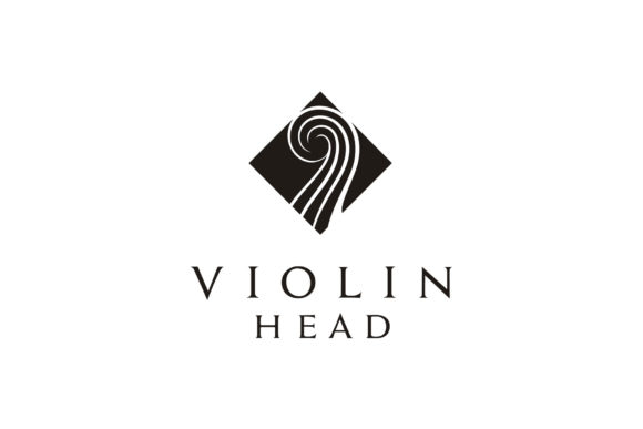 Headstock Violin Fiddle Cello Bass Logo: A Versatile Vector Design for Creative Projects