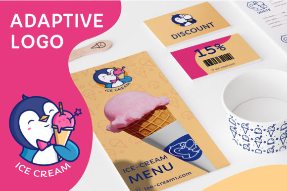 Ice Cream - Adaptive Logo: Building a Versatile Brand Identity