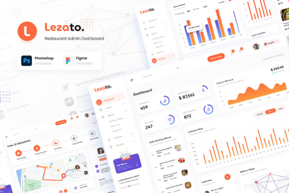 Lezato - Restaurant Admin Dashboard UI: A Comprehensive Evaluation for Modern Food Businesses
