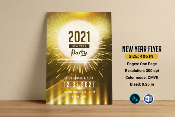 New Year Flyer Template: Design Your Celebration