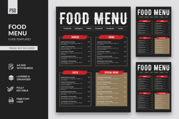 Streamline Your Restaurant Branding with a Professional Food Menu Flyer