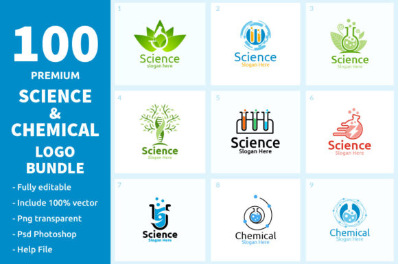 Unlock Your Creativity with the 100 Science Logo Bundle: A Comprehensive Guide to Professional Branding Assets