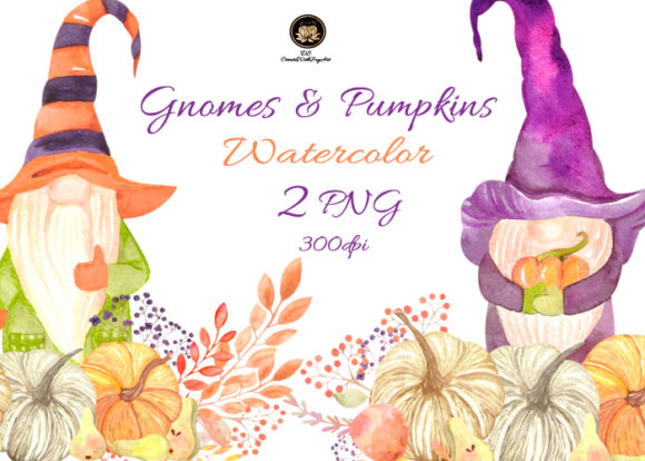Watercolor Gnomes Pumpkins: A Practical Guide to High-Quality Fall Digital Art